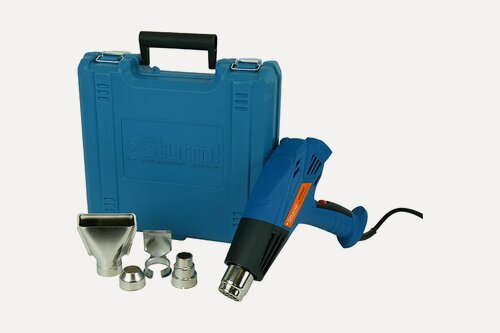 Изображение товара Фен технический 220В 2000Вт 2 ступени, 4 насадки STURM