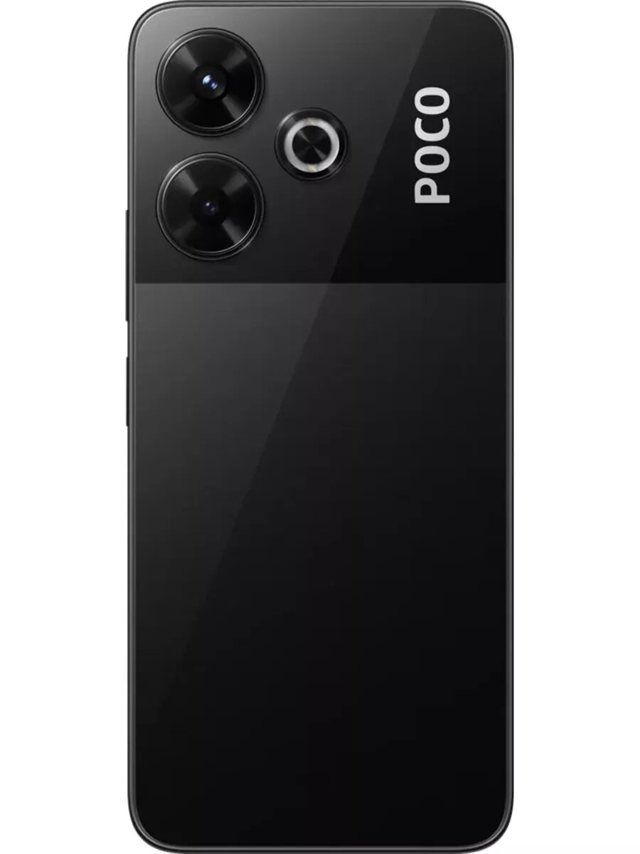 Смартфон POCO M6 6+128 N19C/Black/6.79" FHD+/IPS/90Hz/MTK G91 Ultra/And14/108+2MP/13MP/microSD/5030mAh — фото 1