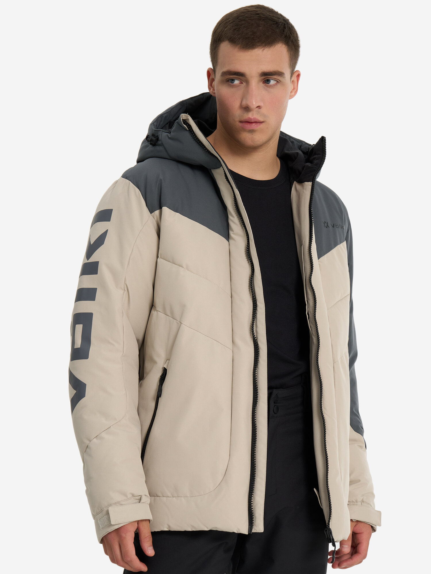 Куртка Volkl Nuptse Men's Synthetic Down Jacket, размер 52/54, бежевый/серый