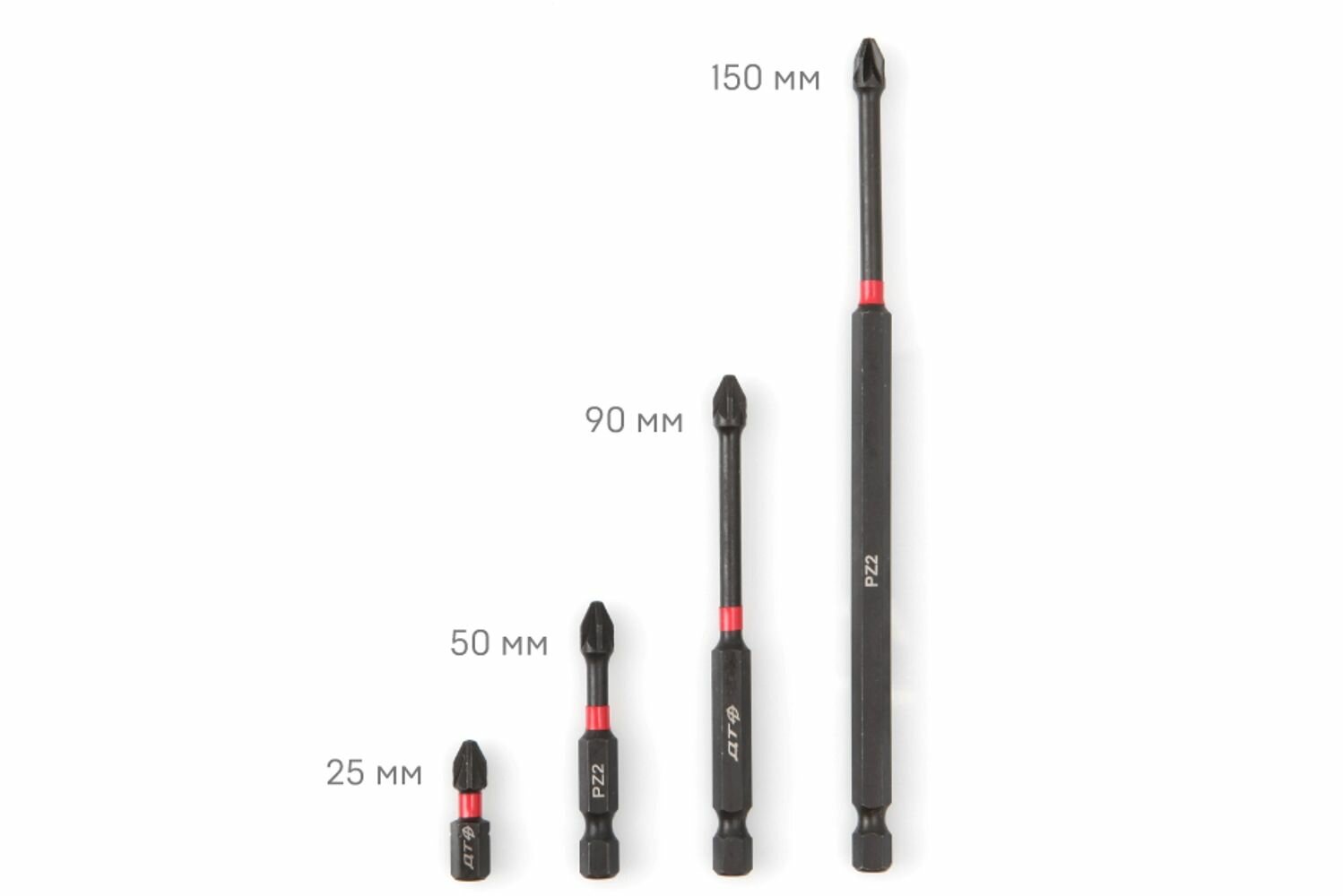 Изображение Биты ударные для шуруповёрта 1/4 PZ3 х 50 мм 10 шт, Дело Техники, 793825