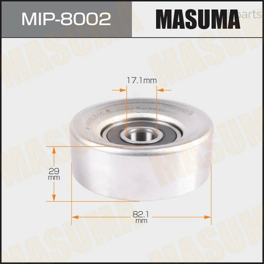 MASUMA MIP8002 ролик обводной ремня привода навесного оборудования, FA20, FB16A, FB20A, FB25