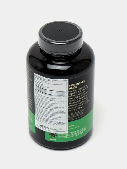 Аминокислоты BCAA Optimum Nutrition, Американский, со стикером, 200 капсул — фото 1