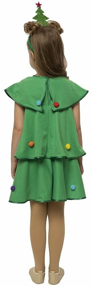 Детский карнавальный костюм Елочка на рост 128-134 (размер 32) — фото 1