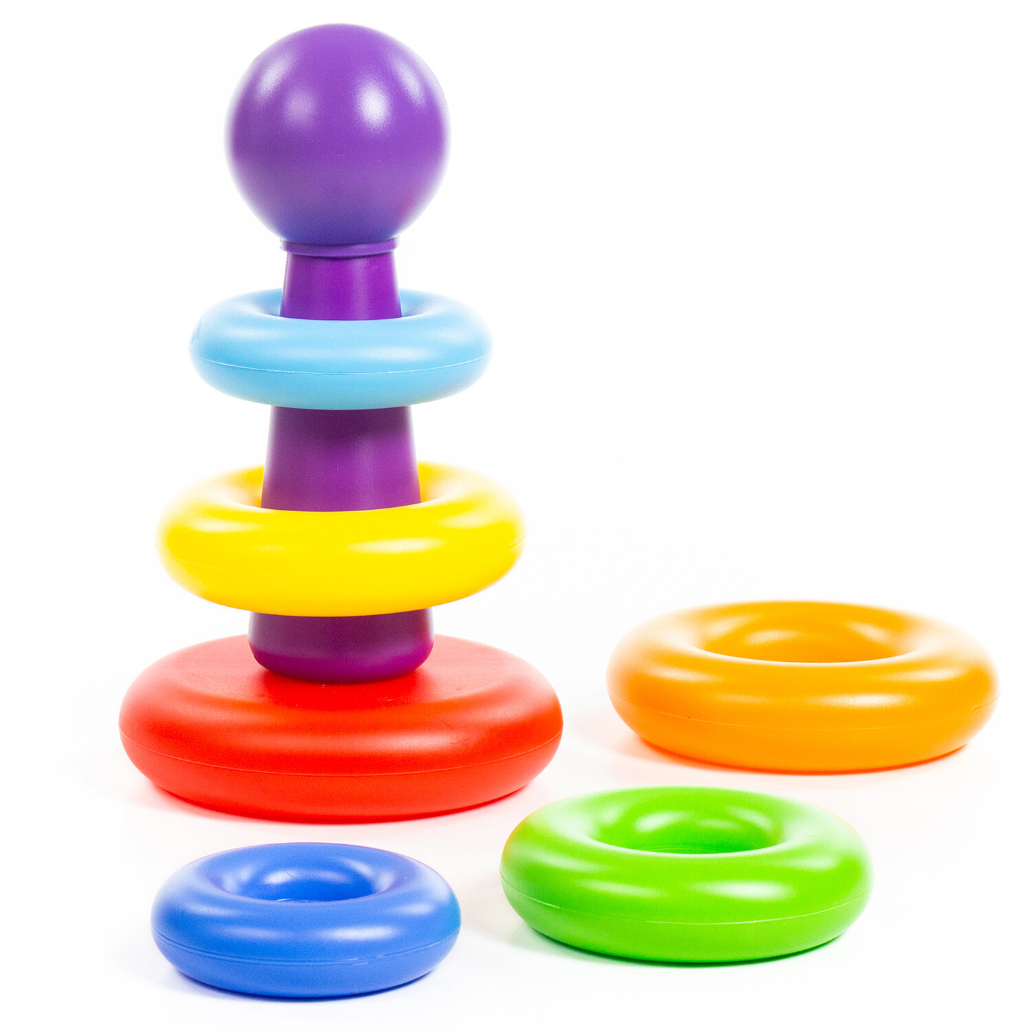 Игрушка Полесье пирамидка Колечко-шар — фото 1