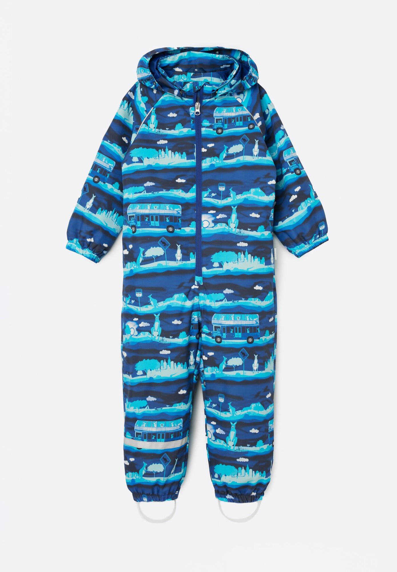 Комбинезон утеплённый Lassie Весна-лето 2024 размер 86  синий