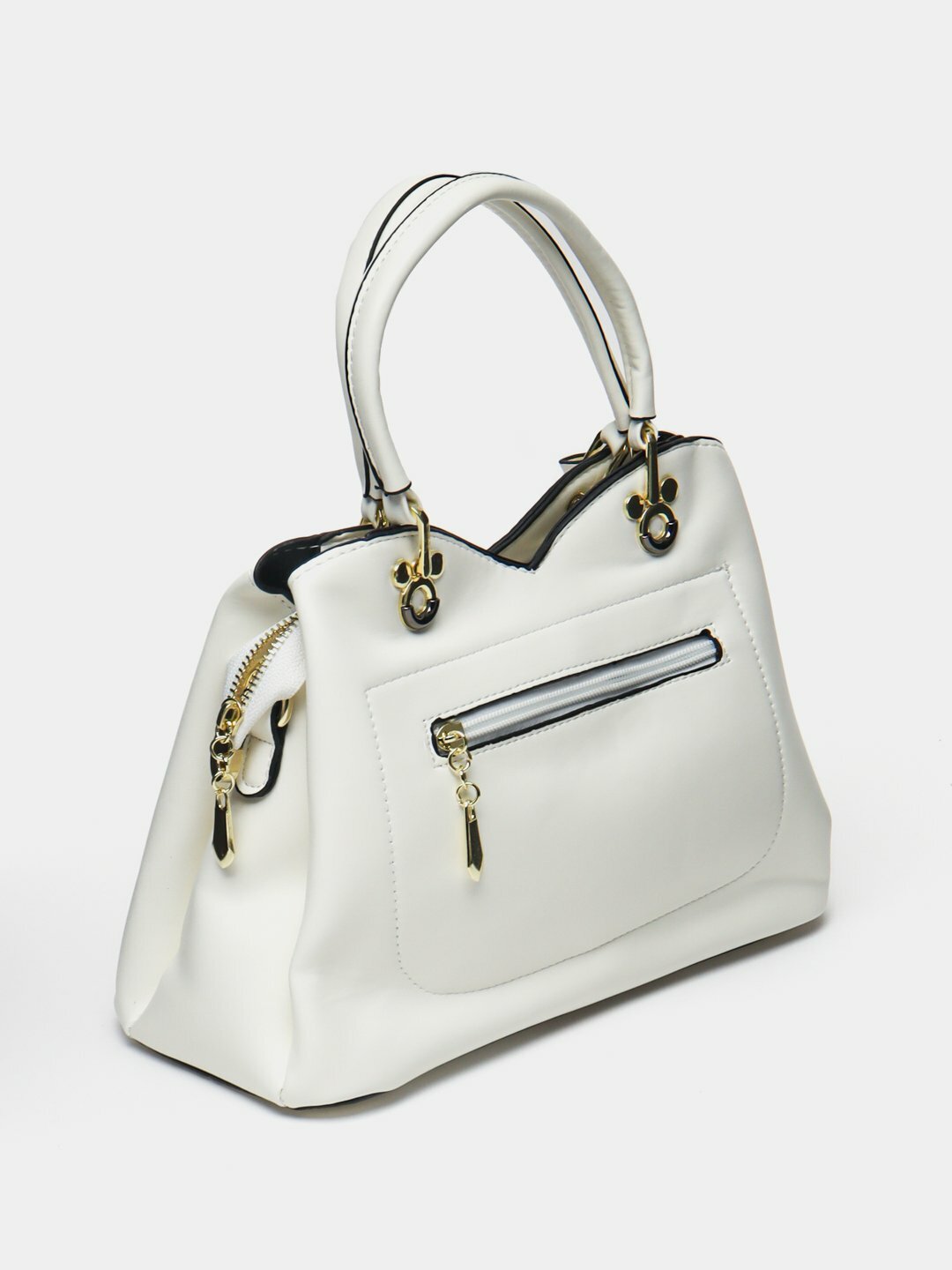 Сумка  Уникальное название модели: Cherry Style Eco Bag, фактура гладкая, белый