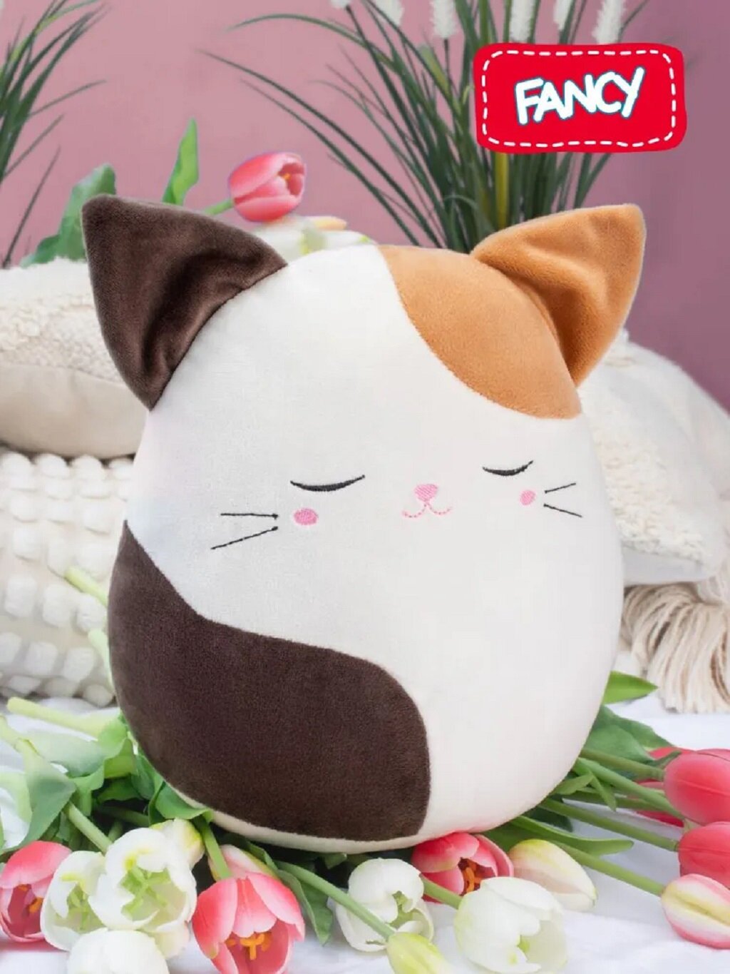Мягкая плюшевая игрушка обнимашка Fancy Котик Айк 24 см от бренда Fancy — фото 1