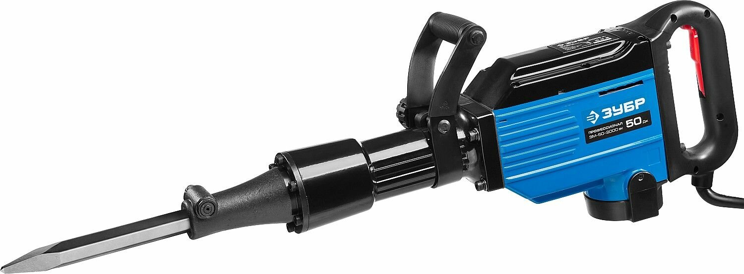 Отбойный молоток HEX-28 ЗУБР Бетонолом 50 Дж 2000 Вт АВТ профессиональный ЗМ-50-2000 ВК