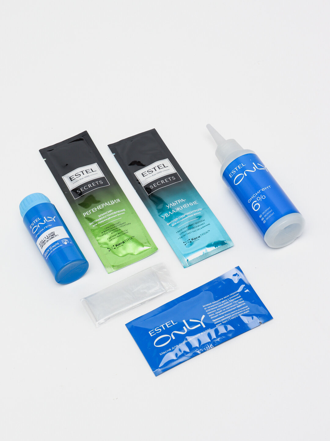 Краска-гель ESTEL "ONLY", стойкая, с кератином, русый, 7/0, 125мл — фото 1