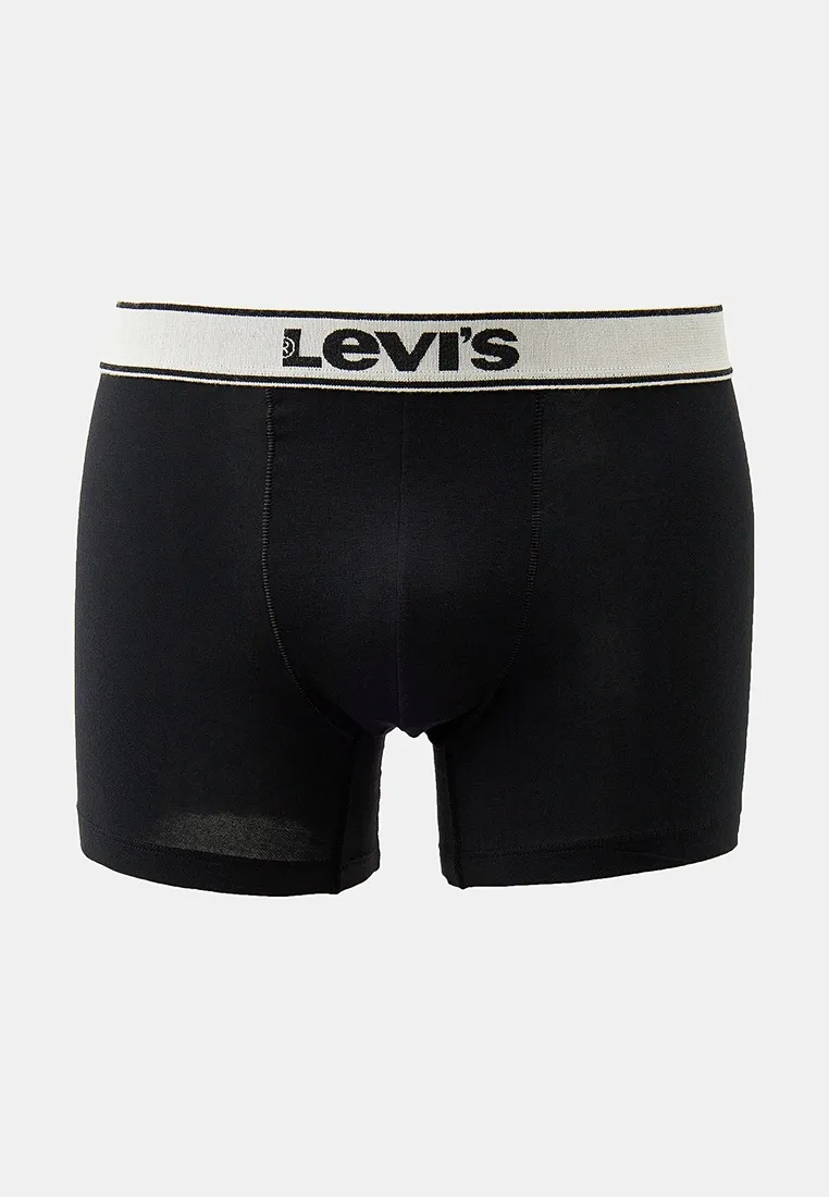 Трусы Levi's, комплект из 2 шт., размер M, черный — фото 1