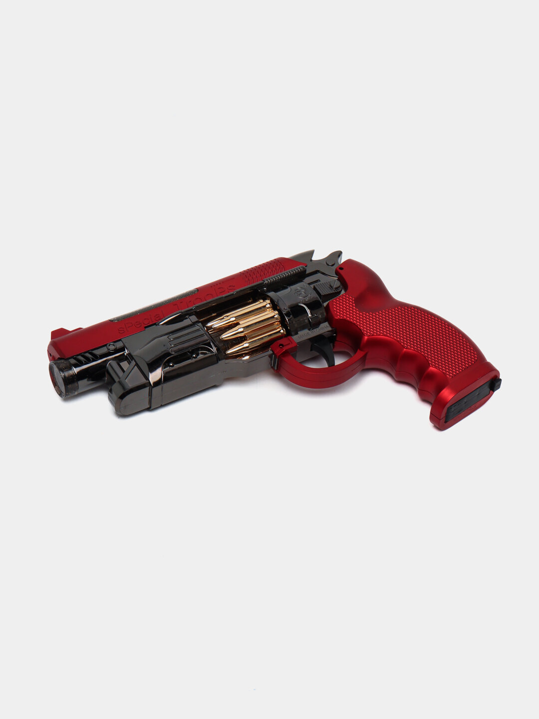 Пистолет детский со светом, звуком, револьвер, пистолет с глушителем, автомат — фото 1