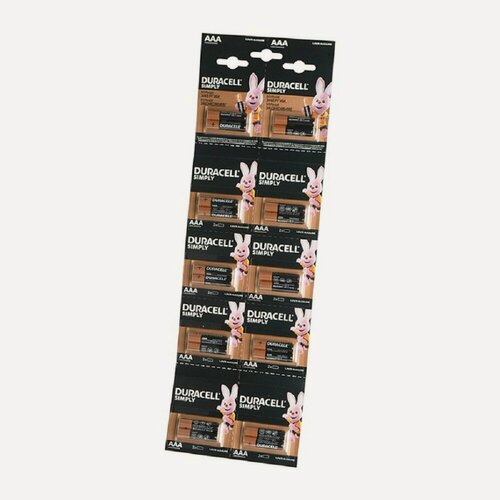 Изображение товара Батарейки Duracell DR LR03/20BL 1.5В 20 шт.