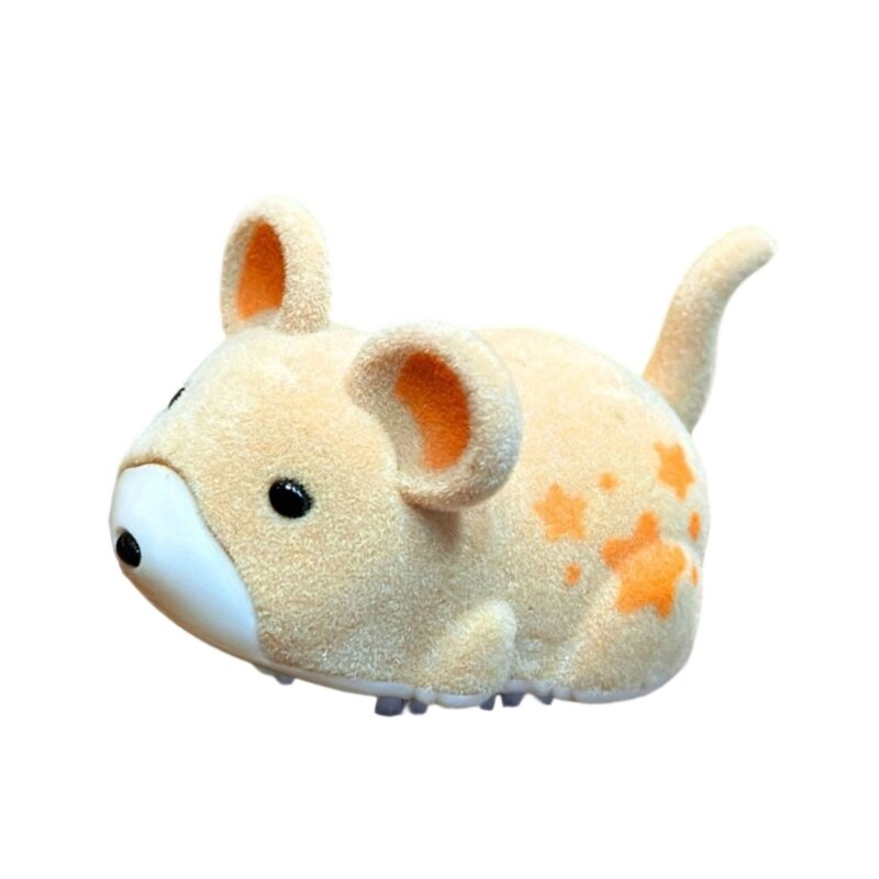 Игрушки для кошек, Имитирующая игрушку для кошек с электрическим хомячком-желтый
