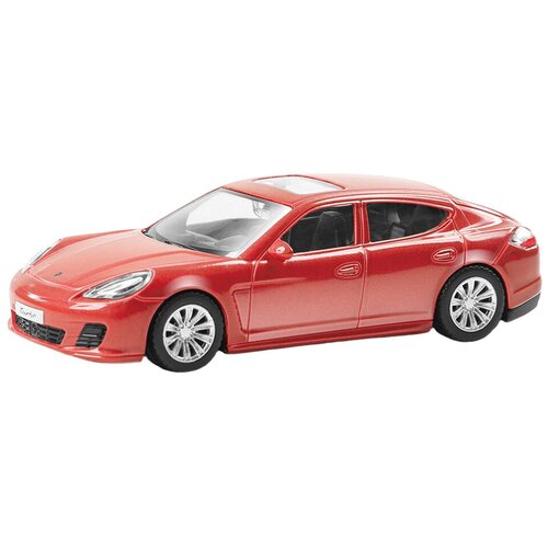 Легковой автомобиль RMZ City Porsche Panamera Turbo (444009) 1:43, 10 см, красный машина металлическая rmz city 1 43 porsche panamera turbo без механизмов цвет красный 444009red