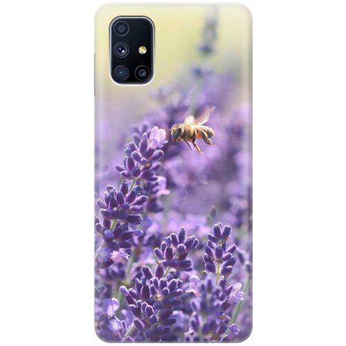 RE: PA Накладка Transparent для Samsung Galaxy M51 с принтом Пчела и цветок re pa накладка transparent для realme c21 с принтом пчела и цветок