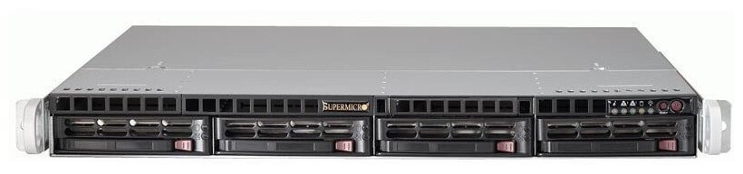 Сервер Supermicro SuperServer SYS-510P-WT без процессора/без ОЗУ/без накопителей/количество отсеков 3.5