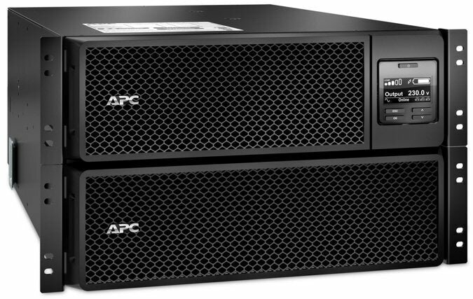 ИБП APC Smart-UPS SRT RM, SRT10KRMXLI 10000VA/10000W, On-Line, Extended-run, Rack 6U (Tower convertible), Pre-Inst. Web/SNMP, with PC Business (c демо зала, небольшие царапинки, батареи заменены)