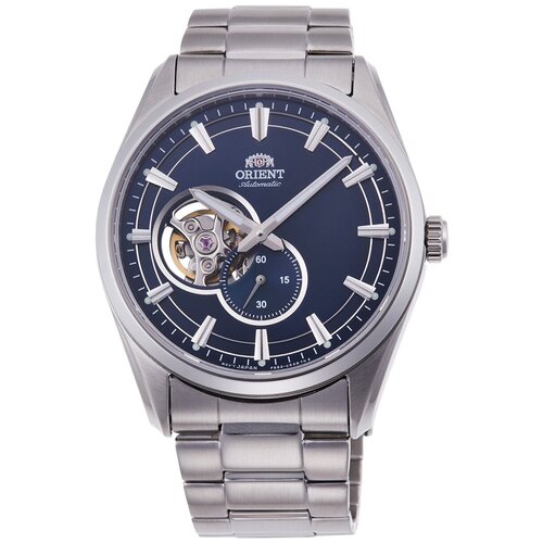 Наручные часы ORIENT Contemporary RA-AR0003L10B, серебряный, синий регулируемый открытый браслет с именем и инициалами из нержавеющей стали