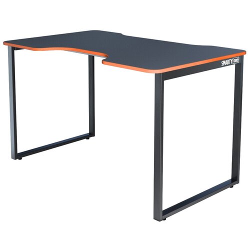 фото Игровой стол gravitonus smarty one, шхг: 120х75 см, цвет: черный каркас/черно-оранжевый