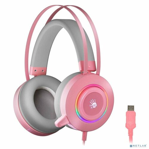 A-4Tech Мышь Наушники с микрофоном A4 Bloody G521 розовый 2.3м мониторные USB (G521 ( PINK )) 1379891