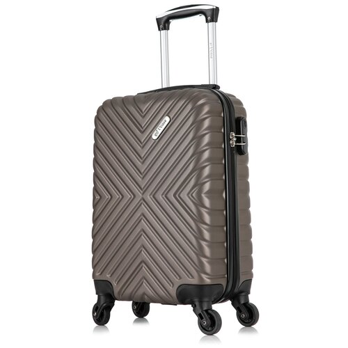 Умный чемодан L'case New Delhi NEWD0307, 34 л, размер S, коричневый