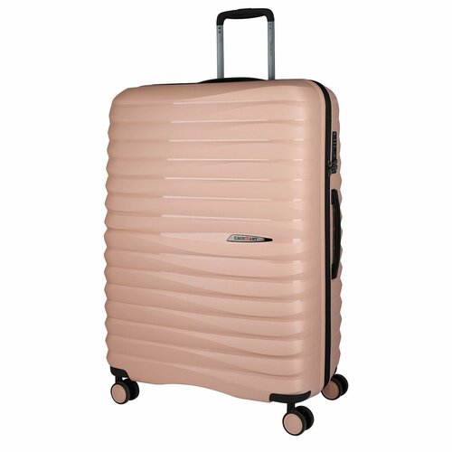 чемодан eberhart 120 л размер l dark grey Чемодан Eberhart, 100 л, размер L, розовый
