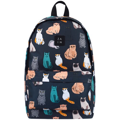 Рюкзак школьный для девочки, женский спортивный городской туристический для путешествий модный, с карманом для ноутбука с кошками