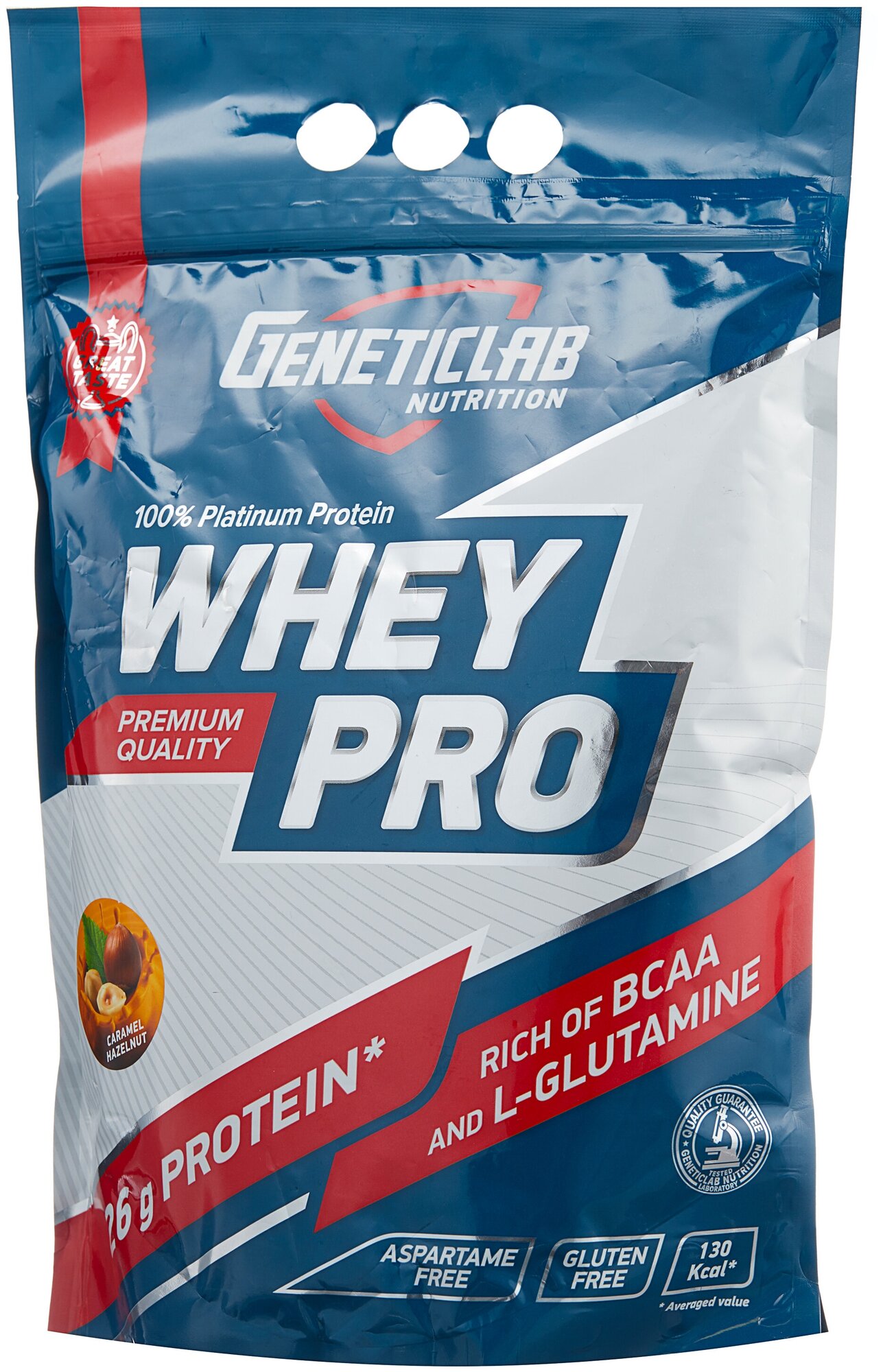 Протеин сывороточный Geneticlab Nutrition Whey Pro (2100 г) Карамель-Фундук