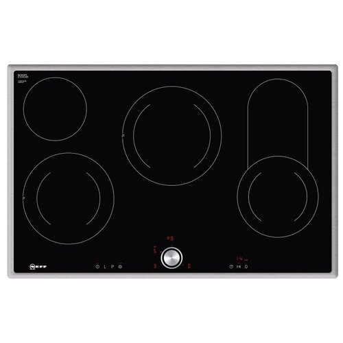 Электрическая варочная панель NEFF T18BT16N0 цвет панели черный цвет рамки серебристый 12999000₽