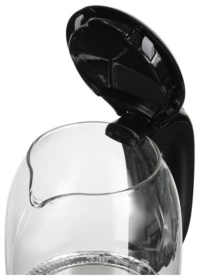Чайник электрический STARWIND , 2200Вт, черный - фото №2