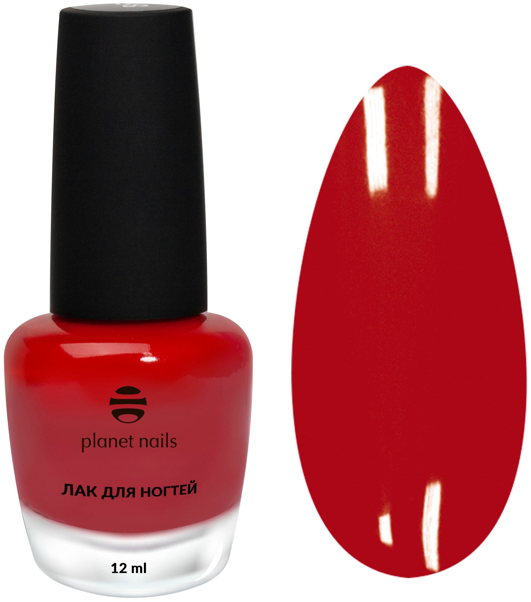 Planet nails Лак для ногтей С эффектом гелевого покрытия 12 мл