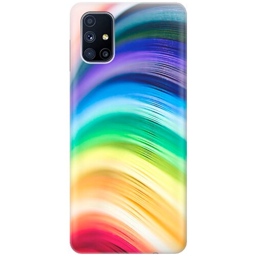 RE: PA Накладка Transparent для Samsung Galaxy M51 с принтом Разноцветные нити re pa накладка transparent для samsung galaxy s8 с принтом разноцветные нити