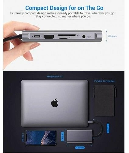 Док станция USB-C 10 в 1