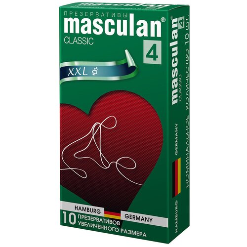 Презервативы masculan 4 Classic XXL, 3 шт.