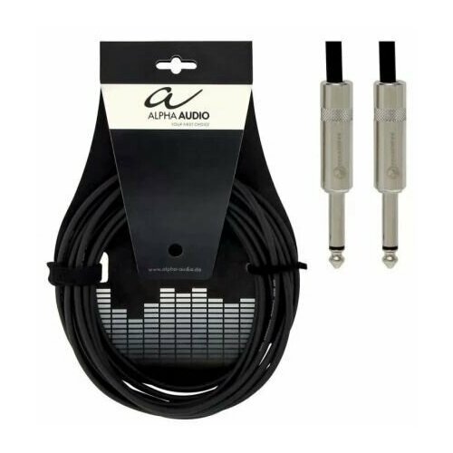 Аудио патч-кабель Gewa Alpha , 1/4Jack, длина 0,15 м черный