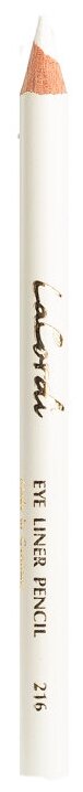 LaCordi Карандаш для глаз Eye Liner Pencil, оттенок 216 белый матовый