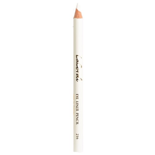 LaCordi Карандаш для глаз Eye Liner Pencil, оттенок 216 белый матовый