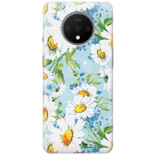 фото Gosso ультратонкий силиконовый чехол-накладка для oneplus 7t с принтом "поле ромашек"