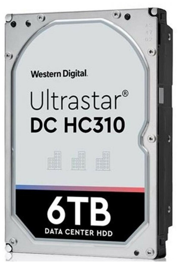 Жесткий диск WD Original SATA-III 6Tb 0B36039 HUS726T6TALE6L4 Ultrastar DC HC310 (7200rpm)