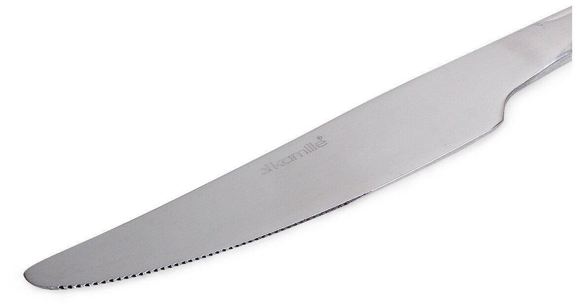 KAMILLE Нож столовый KAMILLE_5323R Серебристый - фотография № 4
