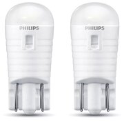 PHILIPS лампа светодиодная W5W (T10) LED WHITE 11961 U30CW B2 11961U30CWB2, 2шт
