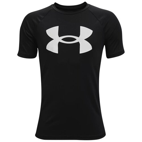 фото Футболка under armour tech big logo ss tee черный ymd 1363283-001