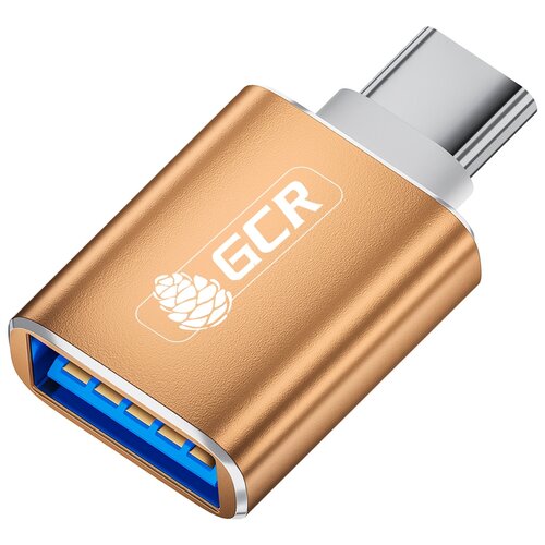 Переходник/адаптер GCR USB (F) - USB type-C (M) GCR-UC3AF, золотой