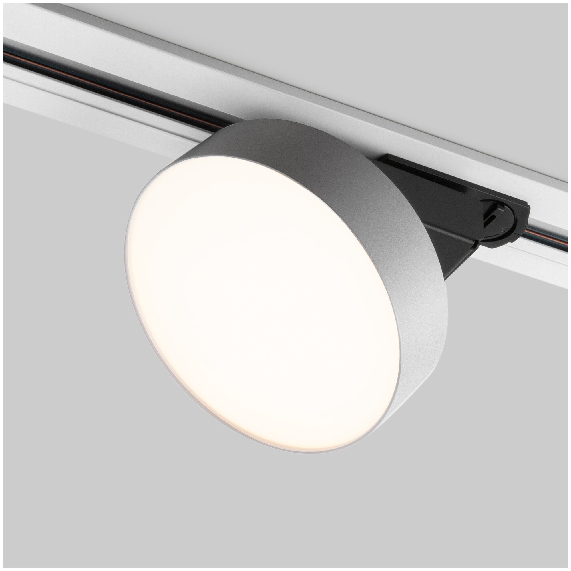 Трековый однофазный светодиодный светильник Elektrostandard Pila 85078/01, 12 Вт, 4200 K, цвет серебро