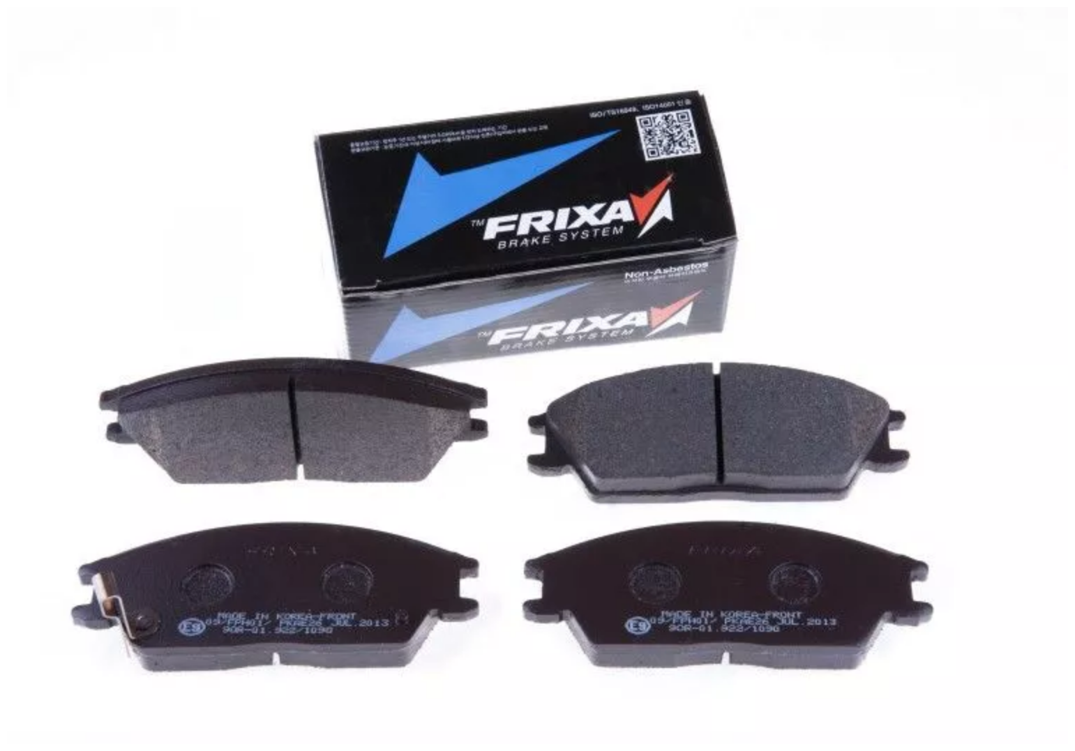 FPH01 HANKOOK Колодки тормозные HYUNDAI Accent (99-), Getz, Coupe передние (4шт.) FRIXA