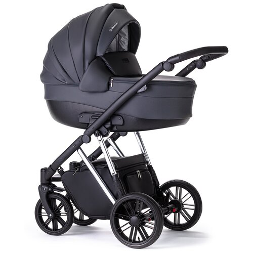 Универсальная коляска DeLorean Premium (3 в 1), gray sapphire