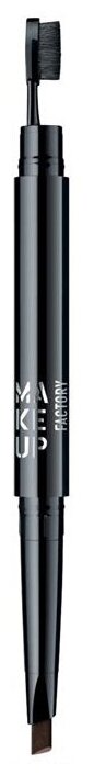 MAKE UP FACTORY Карандаш автоматический для бровей, 12 темная умбра / Triangle Brow Styler 0,25 г - фото №1