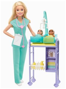Игровой набор Barbie Профессии, 29 см, DHB63 детский врач 3