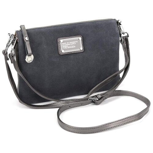 фото Женская кожаная сумка d-6288-2 сильвер decoratta