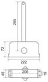 Доводчик дверной Trodos, TD-150, -35°C + 60°C °C, до 150 кг, корич, 272023